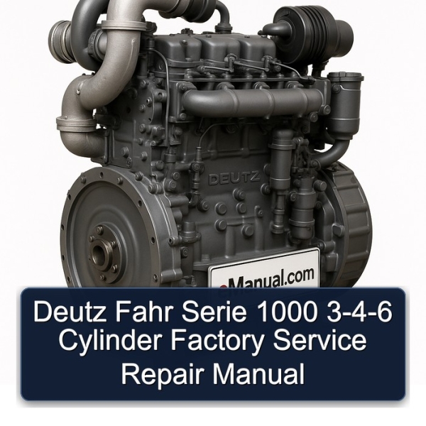 Deutz Fahr Serie 1000 3-4-6 Cylinder Factory Service Repair Manual