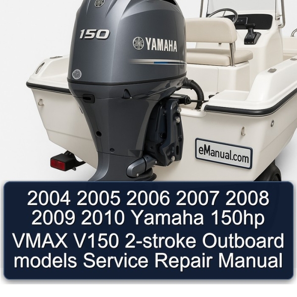2004 2005 2006 2007 2008 2009 2010 Yamaha 150hp VMAX V150 2-stroke Outboard models Service Repair Manual