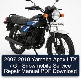 2007-2010 Yamaha Apex LTX / GT Snowmobile Service Repair Manual PDF Download
