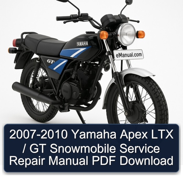2007-2010 Yamaha Apex LTX / GT Snowmobile Service Repair Manual PDF Download