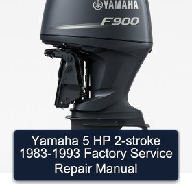 Yamaha 5 HP 2-stroke 1983-1993 Factory Service Repair Manual