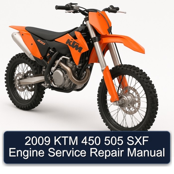 2009 KTM 450 505 SXF Engine Service Repair Manual