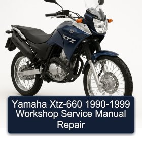 Yamaha Xtz-660 1990-1999 Workshop Service Manual Repair