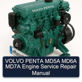 VOLVO PENTA MD5A MD6A MD7A Engine Service Repair Manual