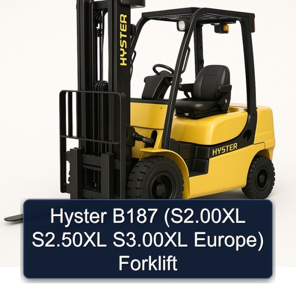 Hyster B187 (S2.00XL S2.50XL S3.00XL Europe) Forklift
