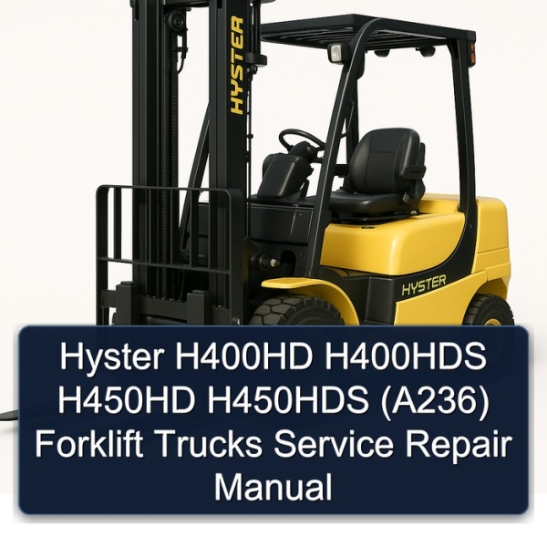 Hyster H400HD H400HDS H450HD H450HDS (A236) Forklift Trucks Service Repair Manual