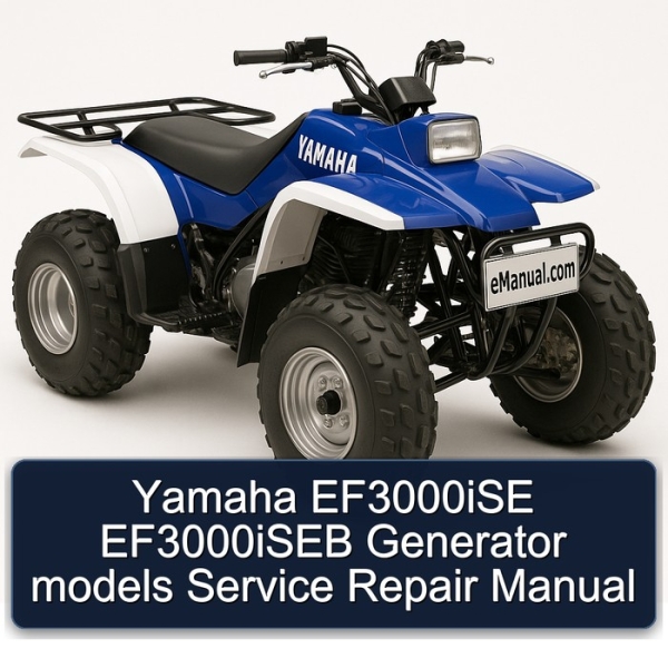 Yamaha EF3000iSE EF3000iSEB Generator models Service Repair Manual