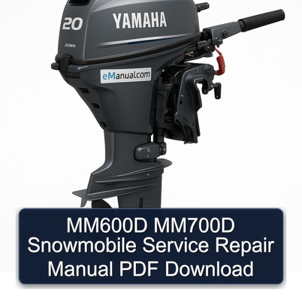 MM600D MM700D Snowmobile Service Repair Manual PDF Download
