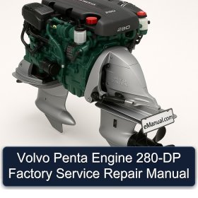 Volvo Penta Engine 280-DP Factory Service Repair Manual