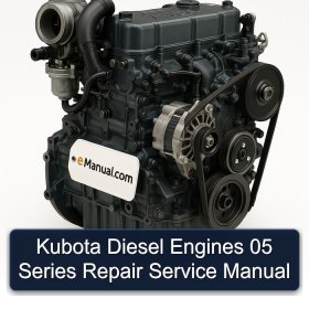 Kubota Diesel Engines 05 Series Repair Service Manual