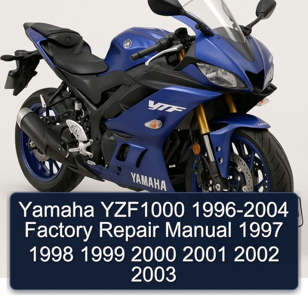 Yamaha YZF1000 1996-2004 Factory Repair Manual 1997 1998 1999 2000 2001 2002 2003