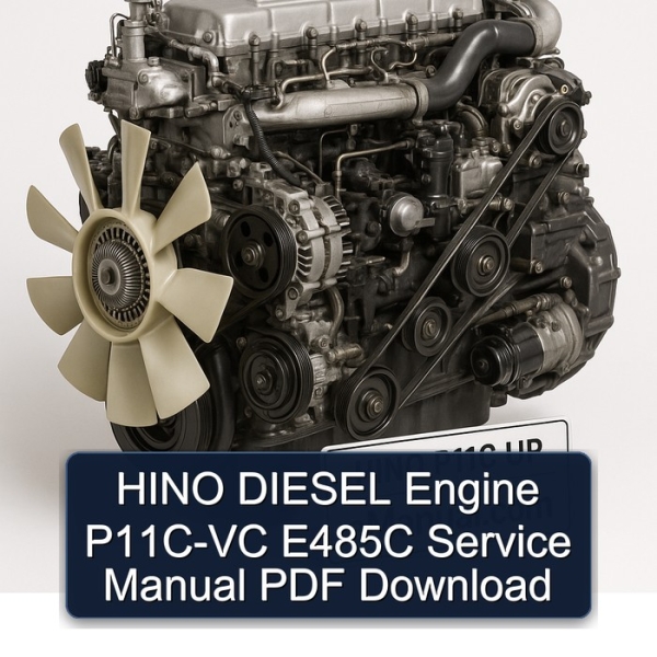 HINO DIESEL Engine P11C-VC E485C Service Manual PDF Download