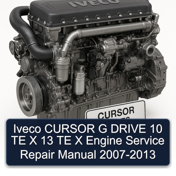 Iveco CURSOR G DRIVE 10 TE X 13 TE X Engine Service Repair Manual 2007-2013