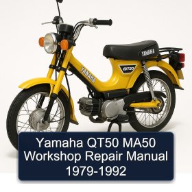 Yamaha QT50 MA50 Workshop Repair Manual 1979-1992