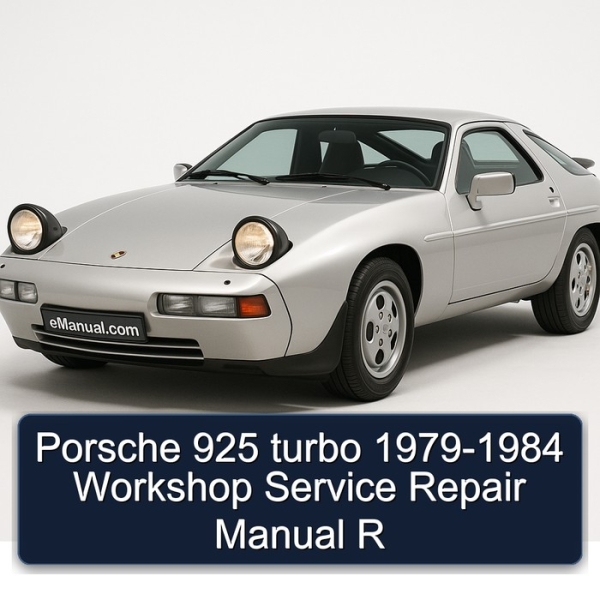 Porsche 925 turbo 1979-1984 Workshop Service Repair Manual R
