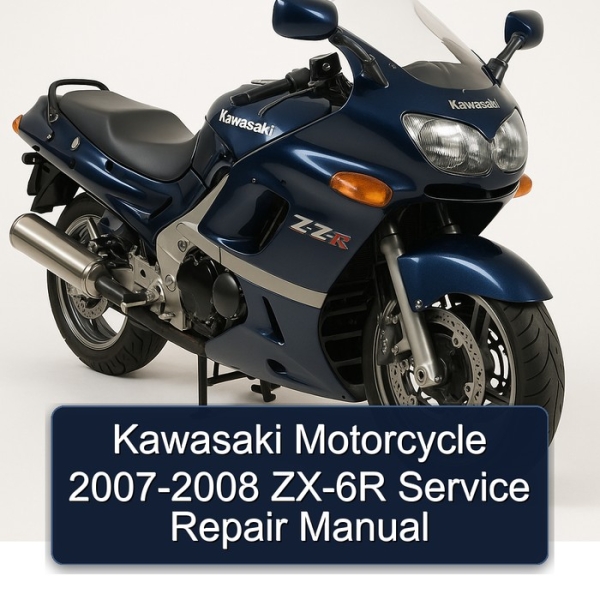 Kawasaki Motorcycle 2007-2008 ZX-6R Service Repair Manual