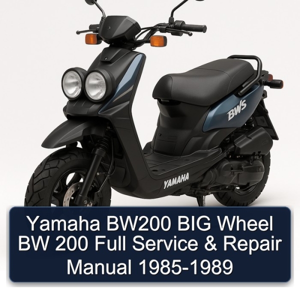 Yamaha BW200 BIG Wheel BW 200 Full Service & Repair Manual 1985-1989