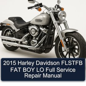 2015 Harley Davidson FLSTFB FAT BOY LO Full Service Repair Manual