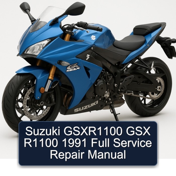 Suzuki GSXR1100 GSX R1100 1991 Full Service Repair Manual
