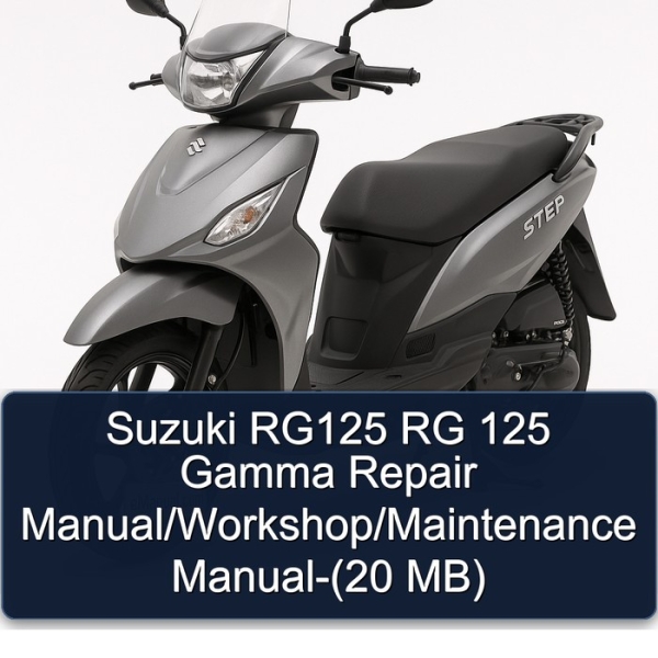 Suzuki RG125 RG 125 Gamma Repair Manual/Workshop/Maintenance Manual-(20 MB)