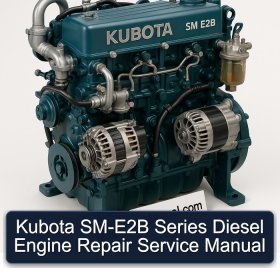 Kubota SM-E2B Series Diesel Engine Repair Service Manual