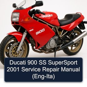 Ducati 900 SS SuperSport 2001 Service Repair Manual (Eng-Ita)