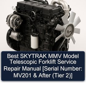 Best SKYTRAK MMV Model Telescopic Forklift Service Repair Manual [Serial Number: MV201 & After (Tier 2)]