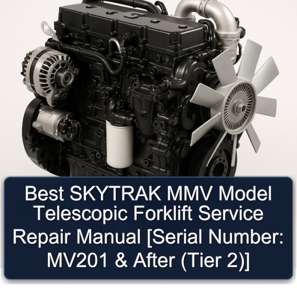 Best SKYTRAK MMV Model Telescopic Forklift Service Repair Manual [Serial Number: MV201 & After (Tier 2)]