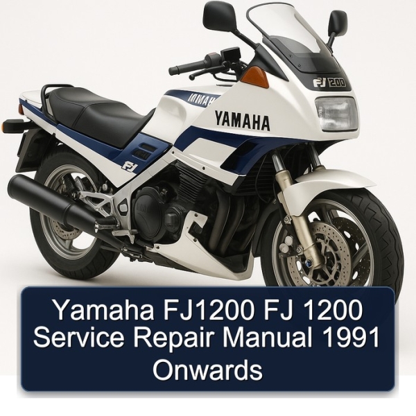 Yamaha FJ1200 FJ 1200 Service Repair Manual 1991 Onwards