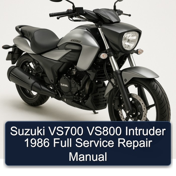 Suzuki VS700 VS800 Intruder 1986 Full Service Repair Manual