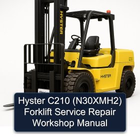 Hyster C210 (N30XMH2) Forklift Service Repair Workshop Manual
