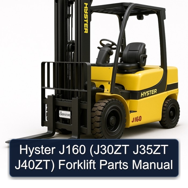 Hyster J160 (J30ZT J35ZT J40ZT) Forklift Parts Manual