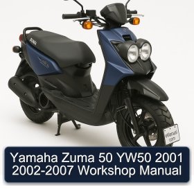 Yamaha Zuma 50 YW50 2001 2002-2007 Workshop Manual