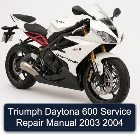 Triumph Daytona 600 Service Repair Manual 2003 2004