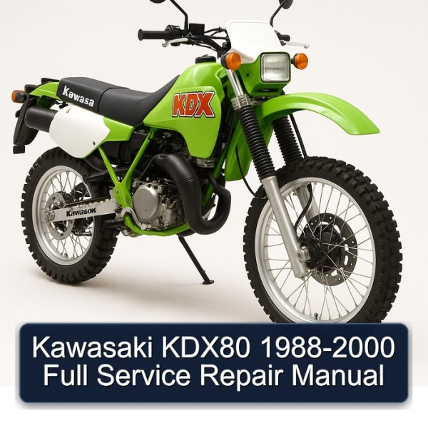 Kawasaki KDX80 1988-2000 Full Service Repair Manual