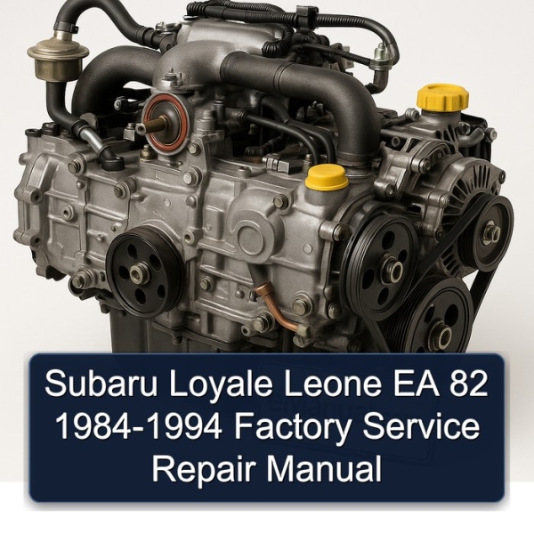 Subaru Loyale Leone EA 82 1984-1994 Factory Service Repair Manual