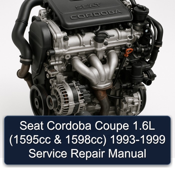 Seat Cordoba Coupe 1.6L (1595cc & 1598cc) 1993-1999 Service Repair Manual