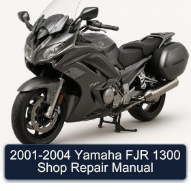 2001-2004 Yamaha FJR 1300 Shop Repair Manual