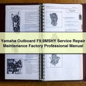 Yamaha Outboard F9.9MSHY Service Repair Maintenance Factory Professional Manual