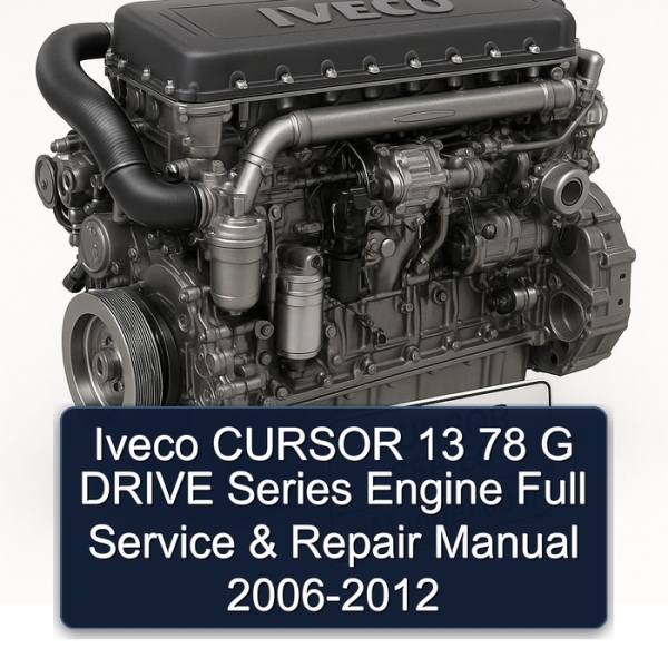 Iveco CURSOR 13 78 G DRIVE Series Engine Full Service & Repair Manual 2006-2012
