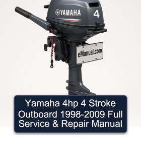 Yamaha 4hp 4 Stroke Outboard 1998-2009 Full Service & Repair Manual
