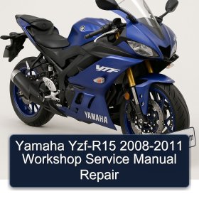 Yamaha Yzf-R15 2008-2011 Workshop Service Manual Repair