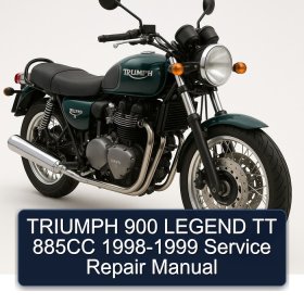 TRIUMPH 900 LEGEND TT 885CC 1998-1999 Service Repair Manual