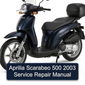 Aprilia Scarabeo 500 2003 Service Repair Manual