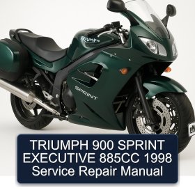 TRIUMPH 900 SPRINT EXECUTIVE 885CC 1998 Service Repair Manual
