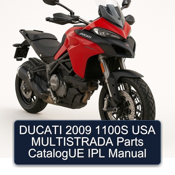 DUCATI 2009 1100S USA MULTISTRADA Parts CatalogUE IPL Manual