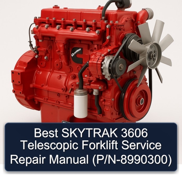 Best SKYTRAK 3606 Telescopic Forklift Service Repair Manual (P/N-8990300)