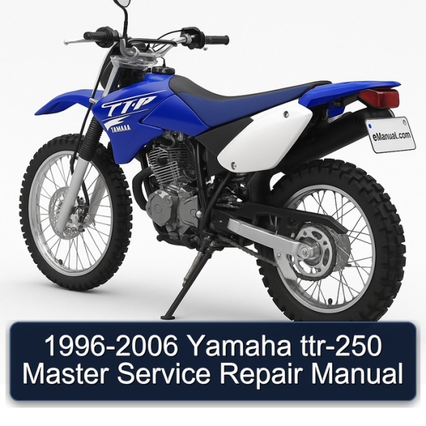 1996-2006 Yamaha ttr-250 Master Service Repair Manual