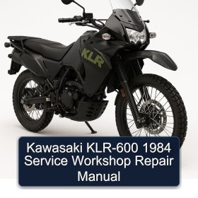 Kawasaki KLR-600 1984 Service Workshop Repair Manual