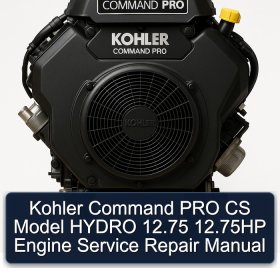 Kohler Command PRO CS Model HYDRO 12.75 12.75HP Engine Service Repair Manual